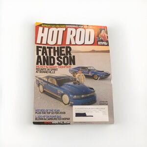 Hot Rod Magazine December 2008 Father And Son Mickey And Danny Thompson Reunite